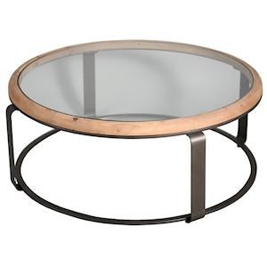 Curved Glass Coffee Table