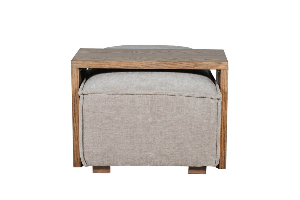 Bodhi Ottoman + Coffee Table