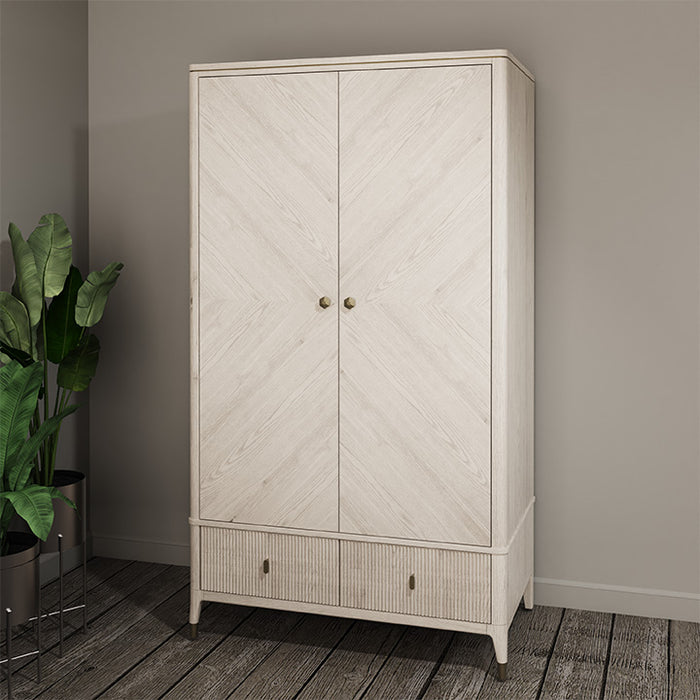 Diletta 2 Door 2 Drawer Wardrobe