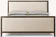 The Hampshire Bedframe features a sleek wooden design and rich dark wood, offering timeless elegance to any bedroom.