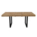 The Oregan Extending Table is designed for eco-conscious living, featuring a leaf for easy extension.